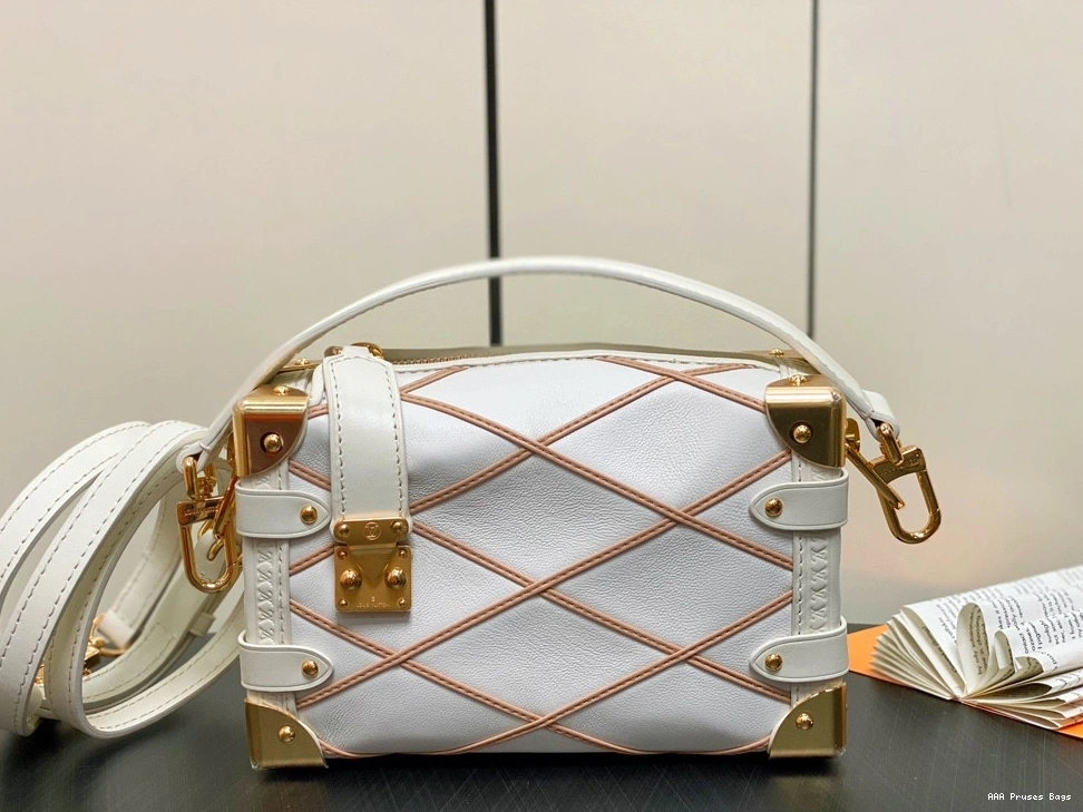 AAA Pruses Bags Trunk Side VUITTON PM-18*12.5*8CM LOUIS 0718